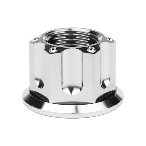 Image of Titanium M6 M8 M10 M12 M14 M16 Flange Bolt Nut Bicycle Motorcycle Rear Axle Car Modification Accessories Pack of 6 (M12 Pitch 1.25mm, Normal Titanium)
