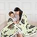 Manfei War Theme Throw Blanket Army Green Aircraft Tanks Bed Blanket for Kids Boys Room Decor, Retro Airplane Tank Blanket for Couch Sofa, Soft and Breathable Fleece Blanket(50 x 60 Inches)