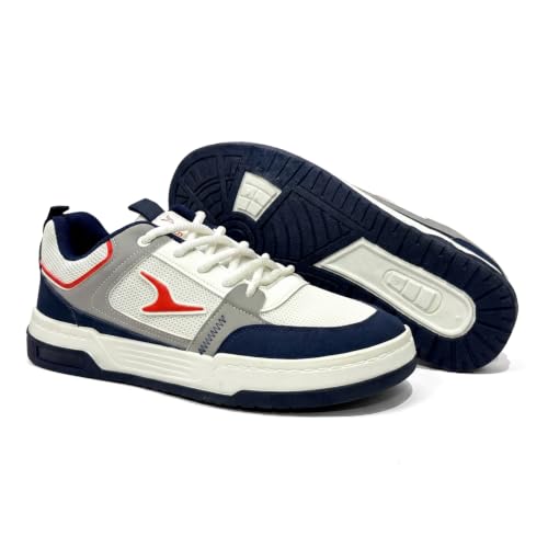 Image of YOHO Men's Sneakers Flo | Stylish & Comfortable | Low Top, Lace Up Casual Shoes for Man /Gents
