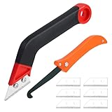 9 Stück Fugenkratzer für Fliesen, Fugenentferner Werkzeug zum Einfachen Fliesenfugen Entfernen mit...