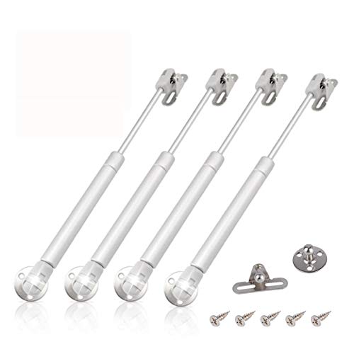 Preisvergleich Produktbild 4 Stück Hydraulic Gasdruckfeder, Gasdruckdämpfer, Weichschließen Türscharniere Klappenbeschlag, für Kleiderschrank, Schrank, Möbeltür, 100N / 22lb / 10KG