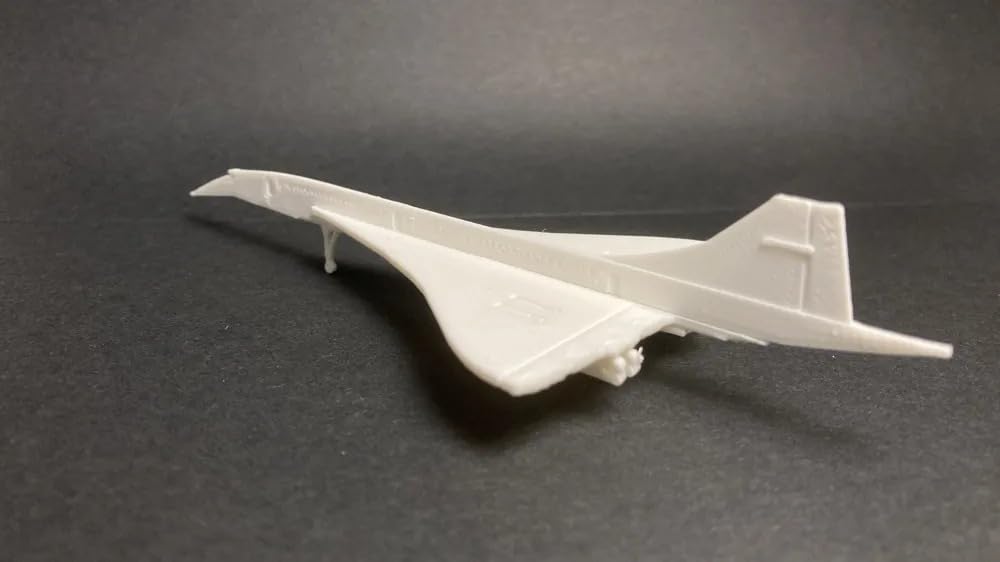Beoals Concorde Aircraft Model Kit, White Plastic Assembly Parts, Scale Model Airplane 2