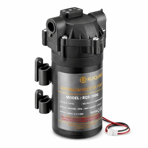 Image of RO Booster Pump - High-Efficiency Water Pressure Booster for Homes & Purifiers | Enhanced Flow Rate | Durable Copper Windings | Compatible with All RO Systems (R-100 GPD)