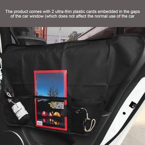 Buhyujkm Dog Car Doors Guard, Pet Car Door Shield, Dog Car Seat, Pets Cars Door, Vehicle Doors Guard Dogs, Pet Door Scratch Guard for Cars, Water Resistant Seat Mat - Thumbnail 3