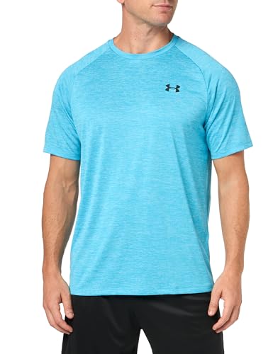 Under Armour Men's Tech 2.0 Short-Sleeve T-Shirt, (423) Capri / / Black, Large