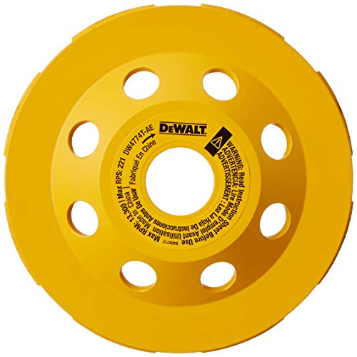Image of DEWALT DW4774T-AE 115mm Double Row Diamond Cup Grinding Wheel for angle grinders