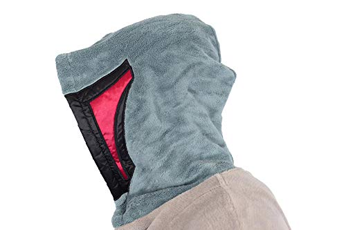 Star Wars Boba Fett Hooded Bathrobe for Men | Soft Plush Spa Robe for Adults | Lightweight Fleece Shower Robe With Belted Tie | One Size Fits Most Adults4
