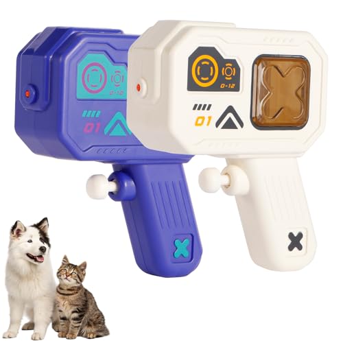 Enlisiwte 2 Pack Squirt Spray for Cats Dogs Training Squirt for Cats Deterrent Water Spray Pistols for Dogs Pets Training(White & Blue)