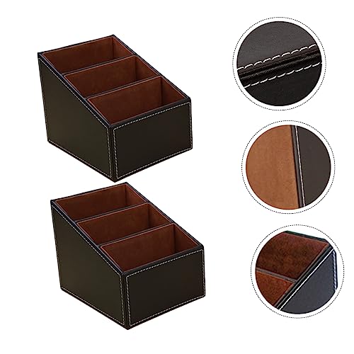 Boîtes de rangement avec poignées marron : tri multi-grilles optimal - 8