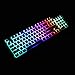 Double Shot PBT Keycaps SENREAL 104 Pudding Backlit Keycaps Cherry MX Key Caps OEM Profile Top Print Keycaps Set for 61/87/104 Mx Switches Mechanical Gaming Keyboard(ANSI/ISO Layout)