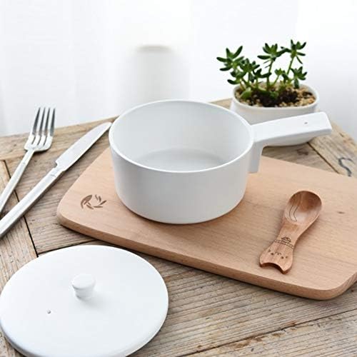 Single Pot Cooking Noodles Numbers Matte Ceramic Milk Rice Paste