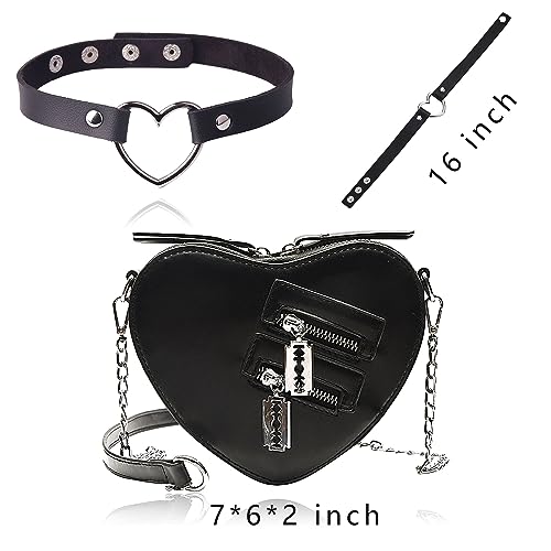 JeVenis Gothic Purse Novelty Purse Gothic Purse Bags Goth Crossbody Bag Gothic Shoulder Bag Gothic Bags Purses Halloween Purse2