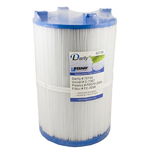 Darlly® Filter Ersatzfilter SC730 Lamellenfilter Dimension One Spas Cover