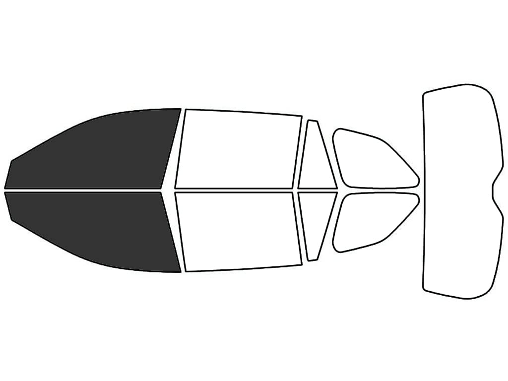 Rvinyl Window Tint Kit Compatible with Subaru Outback 2010-2014 (Wagon) - Front Precut Kit - 20%