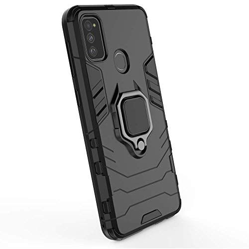 Image of FITSMART Robot Ring Case Cover for Samsung Galaxy M30s / SM-M307FN /DS /SM-M307F /DS - Black