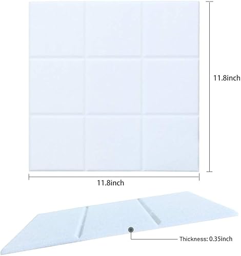 Miniatura 6 de Pizarra de corcho grande para paredes con 30 pasadores, 11.8 x 11.8 pulgadas, paquete de 6 tablones de anuncios para oficina en casa, cocina, tablón