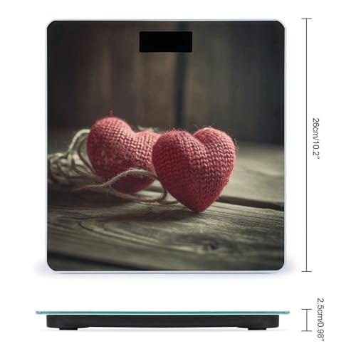 Balanza digital para baño con pantalla LCD y vidrio templado miniatura 2