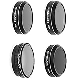 SANDMARC Aerial Filters for DJI Phantom 4 Pro Only - ND4, ND8, ND16 and Polarizer Filter Set