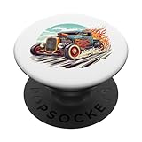 rat rod pickup truck bed PopGrip dispose d'un PopTop remplaçable; éteignez votre PopTop pour un autre design ou supprimez-le complètement pour des capacités de charge sans fil. (Non compatible avec le chargeur sans fil Apple MagSafe ou le portefeuille MagSafe).