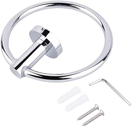 Toallero de acero inoxidable de estilo redondo montado en la ...