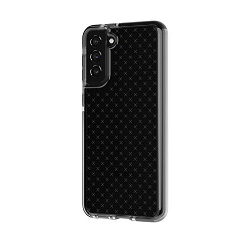Tech21 Evo Check Phone Case For Samsung S21 + (Plus) 5G - Germ Fighting Antimicrobial Phone Case With 12 Ft. Drop Protection, Smokey/Black #TOP3
