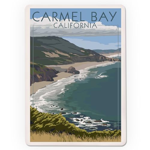 Lantern Press Carmel Bay, California, 52 naipes tamaño póker miniatura 3