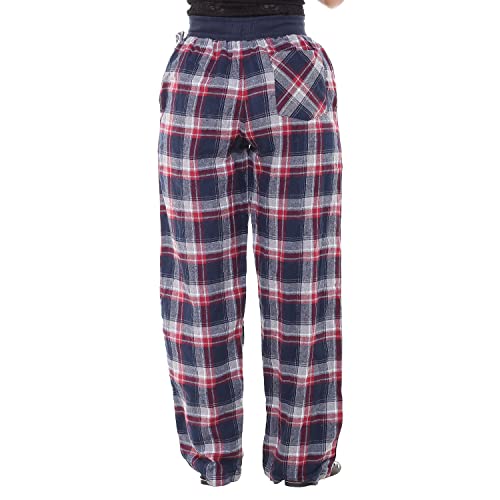 Image of Womens Multicolor Cotton Checkered Pyjama | Checks Pajama for women with Elastic & Drawstring Plus Size (S TO 8XL)