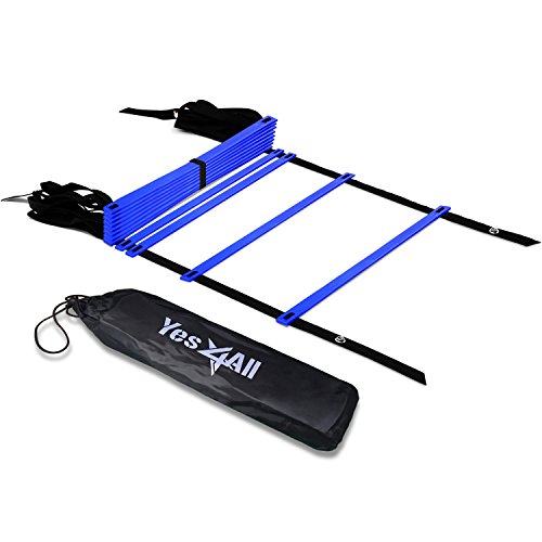 Yes4All Agility Ladder – Speed Agility Training Ladder with Carry Bag – 12
