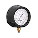 PPC Standard Process Gauge PSI/KPA Scale 4.5" Dial 1/4" Connection 0-15000 PSI Bottom Fitting Stainless Steel Socket, Tube