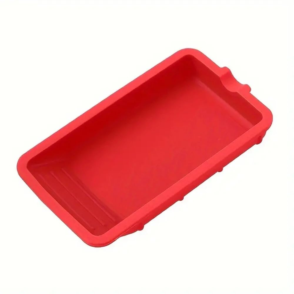 Reusable Silicone Woodworking Glue Roller with Tray - Carpenter’s Paint Application Tool Container (5Pcs)