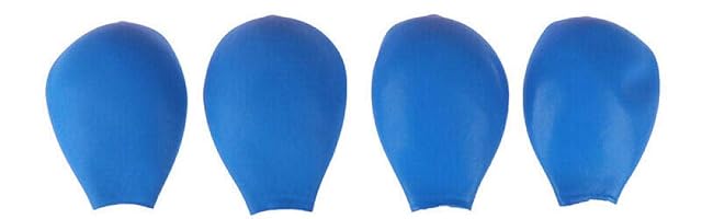 SUYIN Zapatos para Perros y Mascotas, Botas de Lluvia de Goma con Globos Impermeables, Calzado