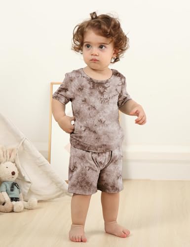 Image of Jimonda Boys Girls Bamboo Rayon Pajamas Set Kids Sleepwear
