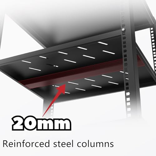 Support multimédia AV de salon avec meuble rack audio intégré - 5