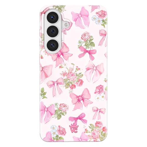 Coque Samsung S26 Plus Velvet Caviar Posie avec nœud rose magnétique