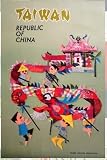 Taiwan China Reproduktion, Poster, Format 50 x 70 cm, 