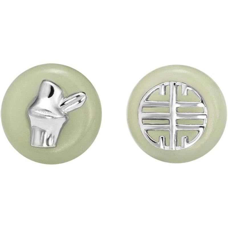 ジュエリー ブランド 新品 S925シルバージェイド女性の韓国の気質竹と平和 耳のスタッド 925銀 颜色 Ear Studs 尺寸 925 Silver Ea11zyuxqx Dinsos Cirebonkab Go Id