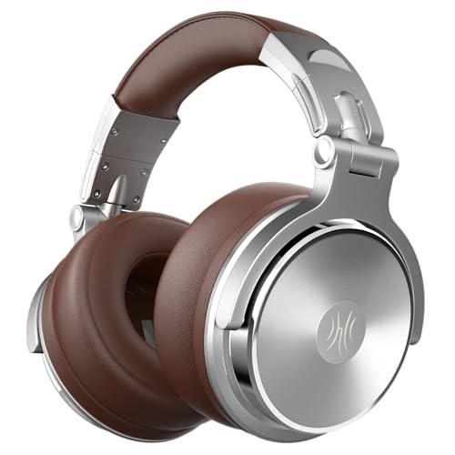 OneOdio Pro-30 Over Ear Headphone, Wired Premium Stereo Sound Headsets with 50mm Driver, Foldable Comfortable Headphones with Protein Earmuffs and Shareport for Recording Monitoring Podcast PC