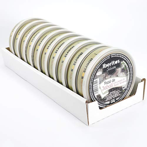 Iberitos - Paté De Jabalí Al Pedro Ximénez - 10 Latas X 140 Gr