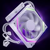 [REFROIDISSEMENT PWM HAUTE PERFORMANCE] Équipé d'un connecteur PWM 4 broches, votre carte mère ajuste intelligemment la vitesse du 127mm pc fan selon la température. Associé à des pales translucides optimisées et des coussinets en caoutchouc anti-vibrations, il offre un flux d'air massif tout en maintenant un bruit minimal lors des sessions intenses.