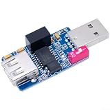 ReachMall USB-Isolator ADUM3160 2500 V Schutz USB 2.0 Datensignal Galvanischer Isolator für Industrie-PC 12 Mbps Blau (Route 1)