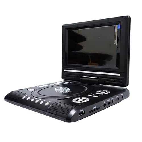 Leitor De Dvd Portátil Tela Giratória De 7,8 Polegadas Leitor De DVD Infantil Para Carro Fm E Jogos Compatível Com CD/DVD/Cartão SD/USB Sem Restrições Regionais Alto-Falantes Duplos