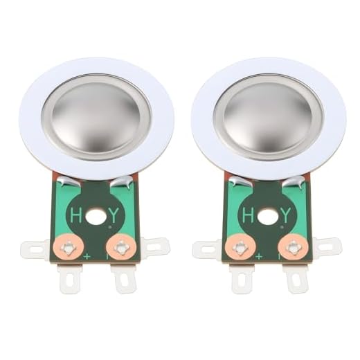 ECSiNG 2 Diafragmas de Altavoz de 8 Ohmios Compatible con Thump 15A 12A Compatible con SRM450 V3