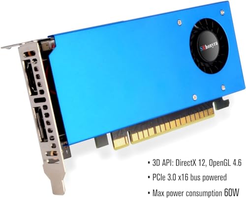 Image of GTX 1650 4GB Low Profile Graphics Card | DP & HDMI,GDDR5 128-Bit,PCIe 3.0 x16,DirectX 12 OpenGL 4.6,HDCP 2.2