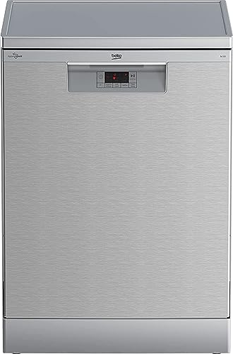 Beko Dishwasher 14 persons, 5 programs, Full Size 60 cm, half load & steam - BDFN15420S