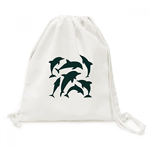 Sac cordon ocean shark robuste en toile pour ranger vos affaires de sport sans vous encombrer