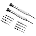 ETopLike® Screwdrivers Kit Repair Tool for Eyeglass/Glasses/Watch/Cellphone/Clock (12PCS, Travel Pocket)