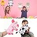 Liliful 6 Pieces Animal Hand Puppets Kids Hand Puppets with Working Mouth Animal Toddler Plush Toy for Show Theater Birthday Easter Basket Stuffers (Farm,9.84 inches/ 25 cm)