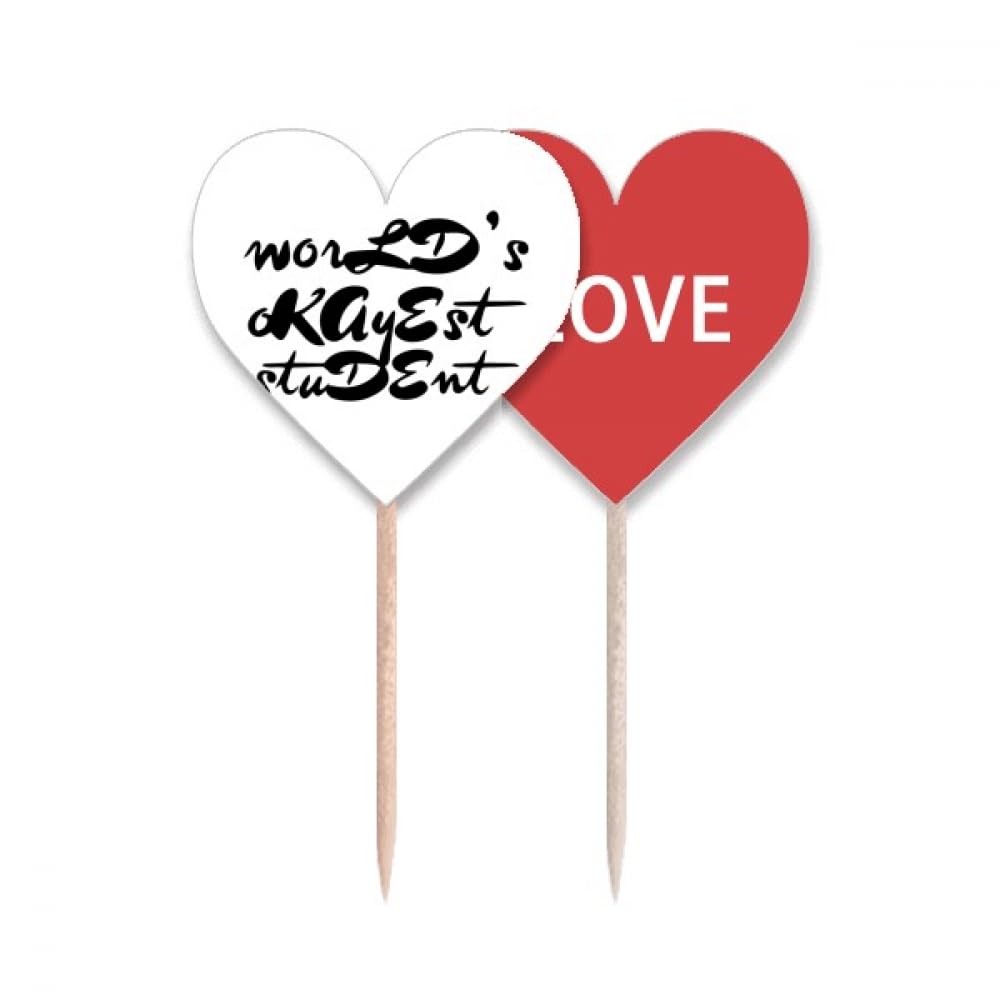 Love heart lable cupacke pick original pour sublimer une table de fête sans effort