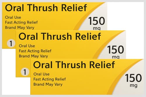 Image of X3 Oral Thrush Relief Antifungal Capsule for Yeast Infection, 150mg, Fast Acting, 1 Tablet, Brand May Vary