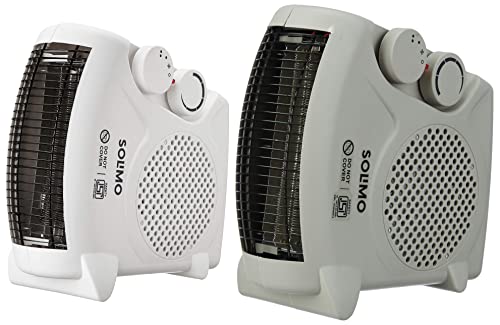 Image of Amazon Brand - Solimo 2000-Watt Room Heater (ISI Certified, White Colour, Ideal for Small to Medium r & 2000-Watt Room Heater (ISI Certified, Beige Colour, Ideal for Small to Medium r Combo